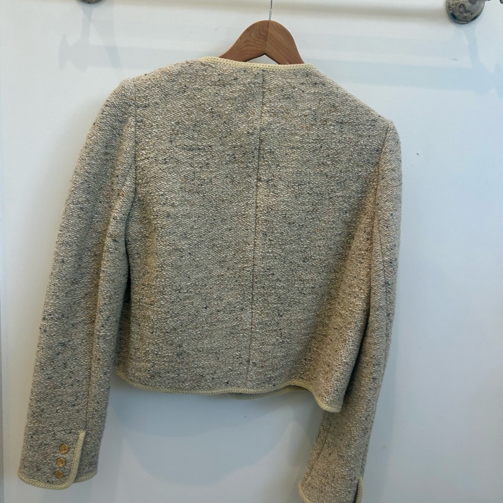 NWT ba&sh Ecru Textured Jacket - Picture 7 of 7